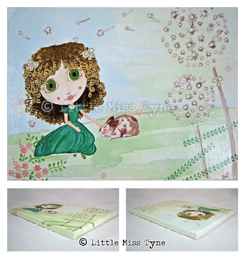 Little Miss Tyne Painting - Dandelion Afternoon